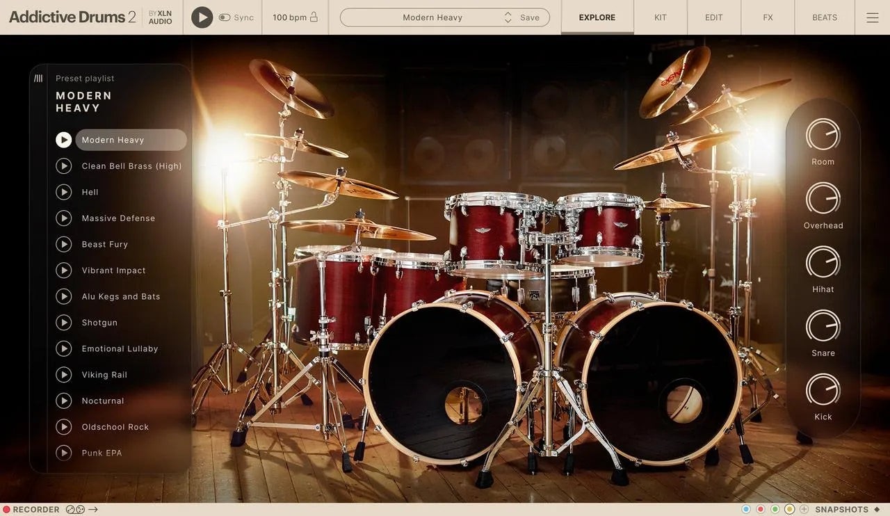 Addictive Drums 2: Modern Heavy ADpak