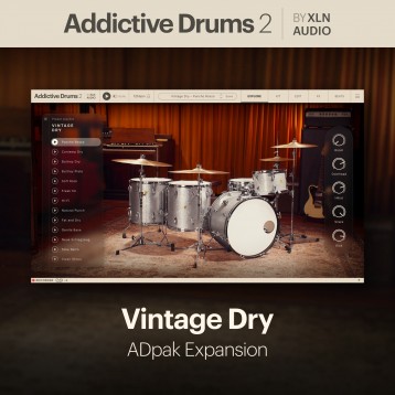 Addictive Drums 2: Vintage Dry ADpak