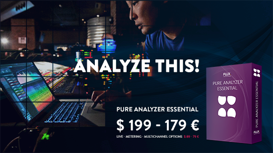 Flux Pure Analyzer 音频分析仪，Time Limited Offer !