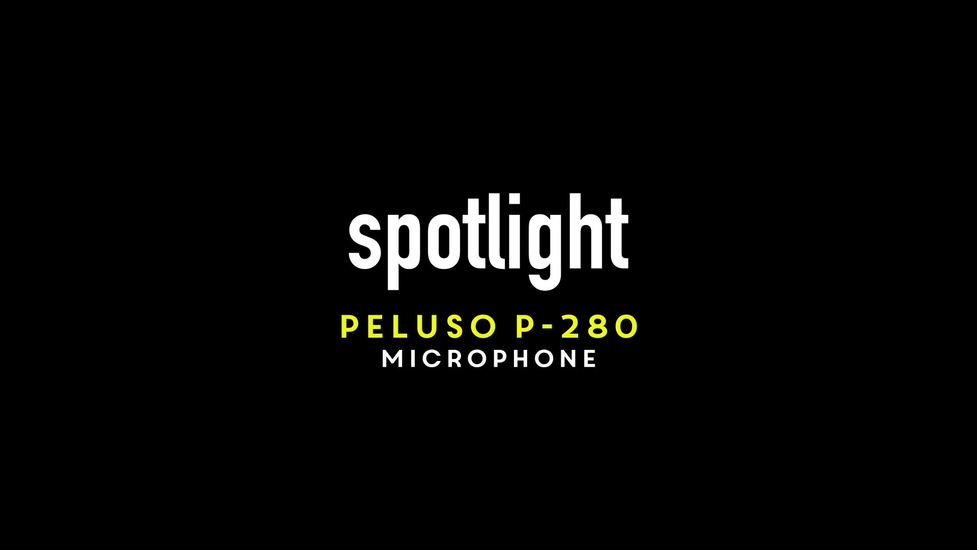 Peluso P280 Tube Mic Spotlight Review