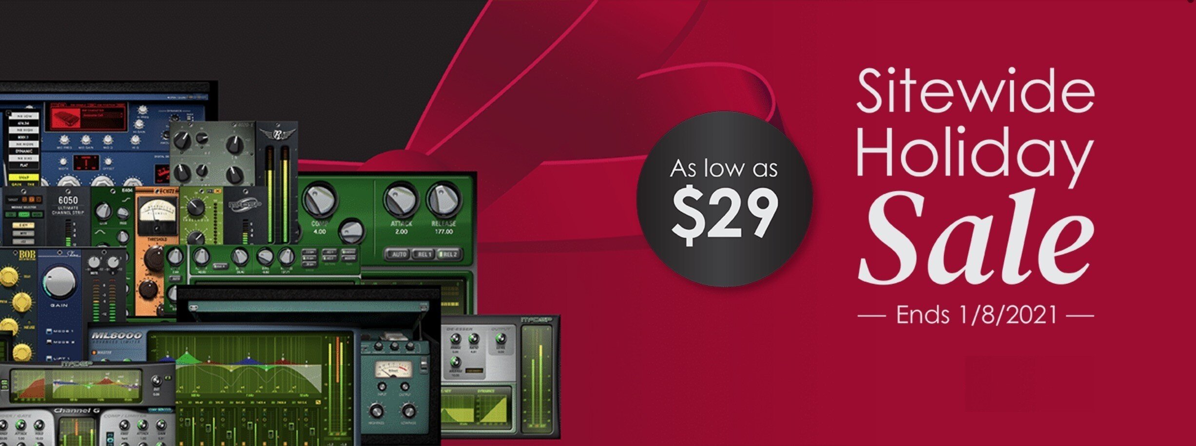 双12软件促销，Melodyne，Fabfilter，NUGEN Audio，SLATE DIGITAL，Prime Studio，McDSP