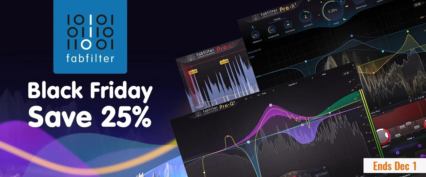 Fabfilter，Melodyne，Eventide 上千款软件展开促销