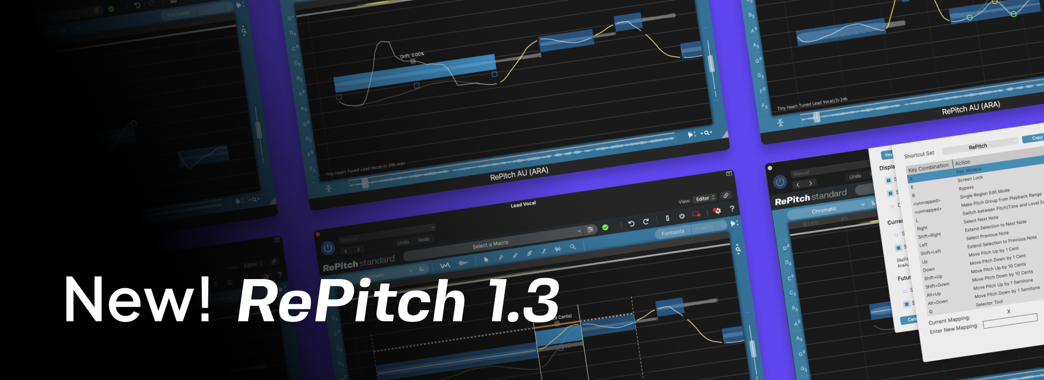 人声调音插件REPITCH发布1.3 更新