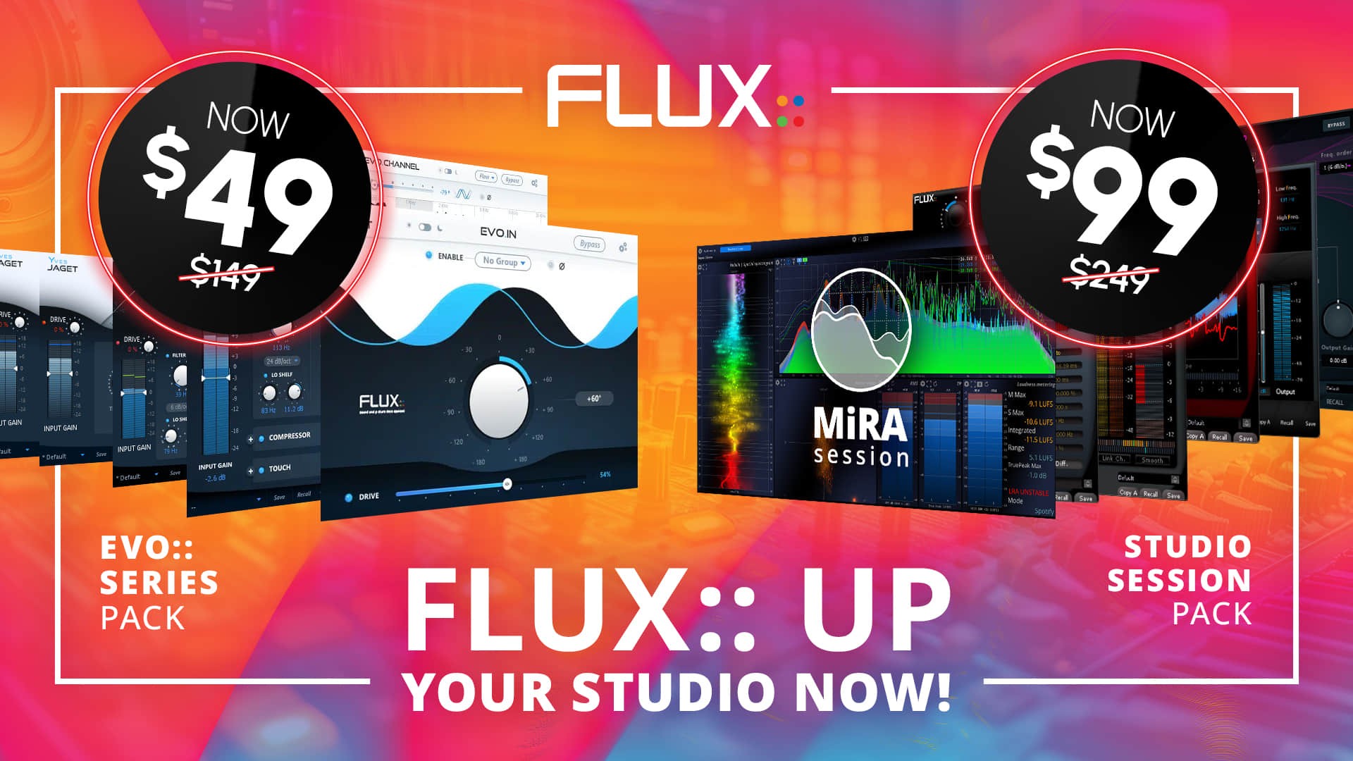 Flux 插件促销 EVO系列 & Studio Session Pack