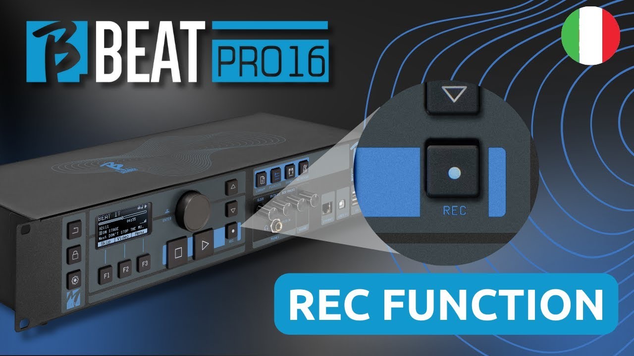 BBeat Pro 16演出播放器 - 录音功能教程