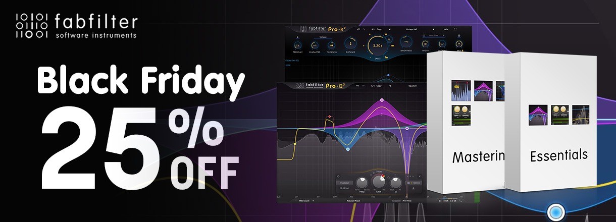 软件黑五促销开始了Avid，McDSP，UAD，LANDR，Sonnox，Fabfilter...