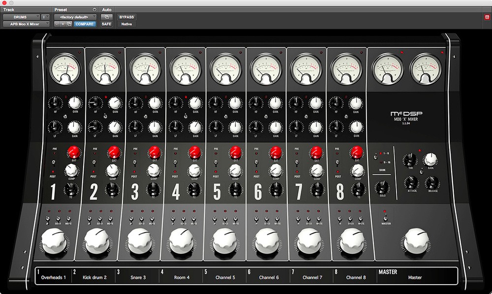 ​SOS评测McDSP APB模拟处理器及Moo X 混音器