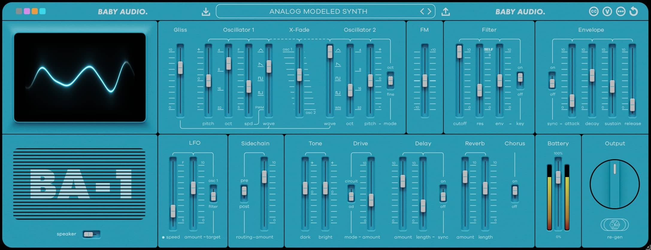 Baby Audio发布BA-1软件合成器