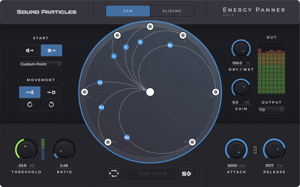 Sound Particles发布自动声像移动插件