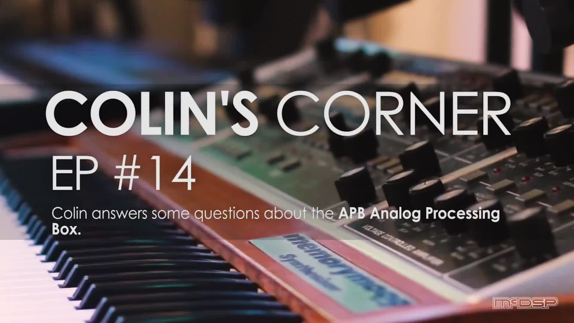 Colin 解答McDSP APB 8 相关提问