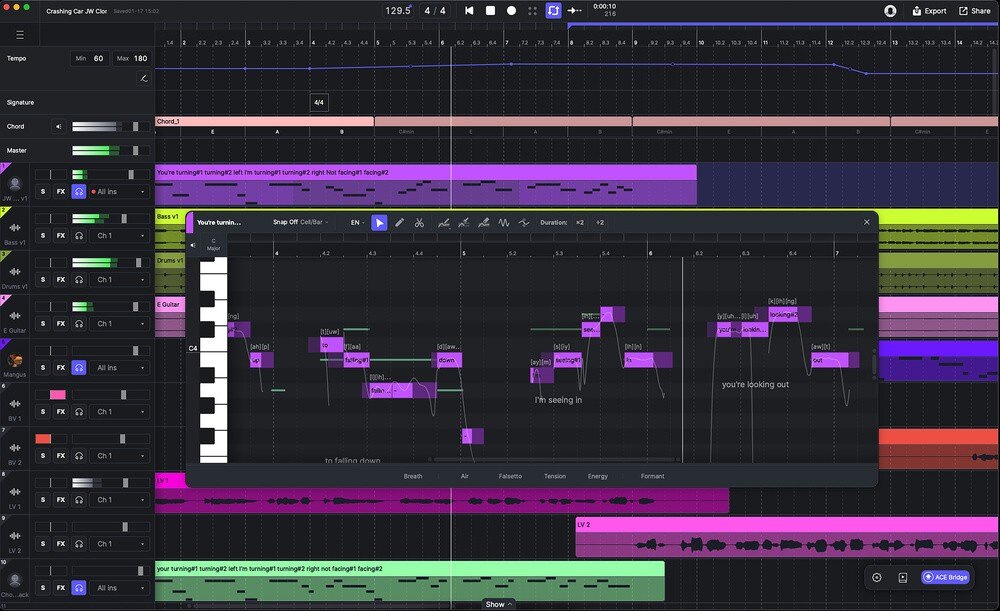 ACE Studio 2.0 人声合成软件