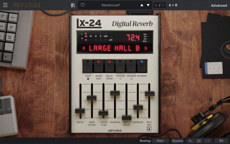 Arturia 发布 Rev LX-24 混响插件