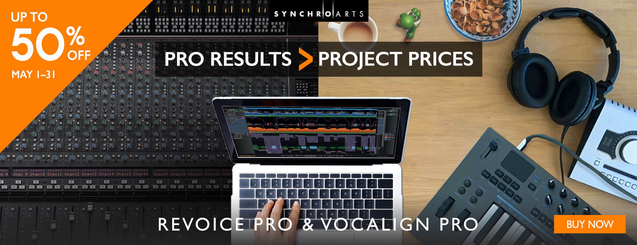 Revoice Pro 5月促销,专业的效果,工作室的价格