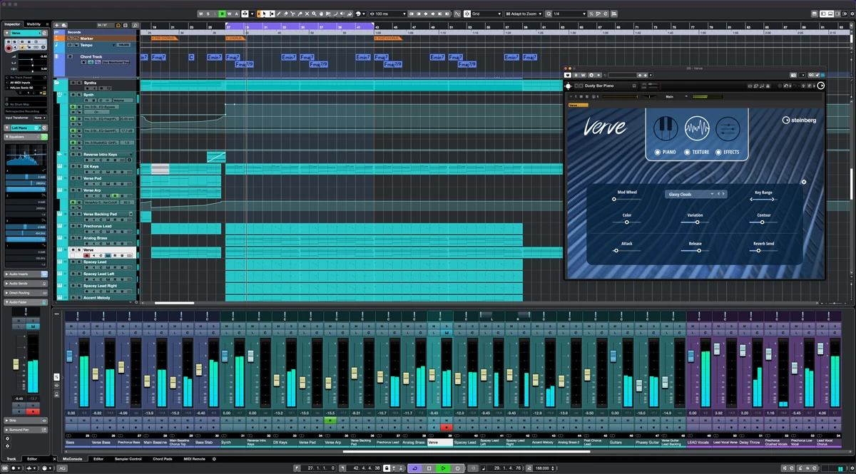 Cubase Pro 12 GUI