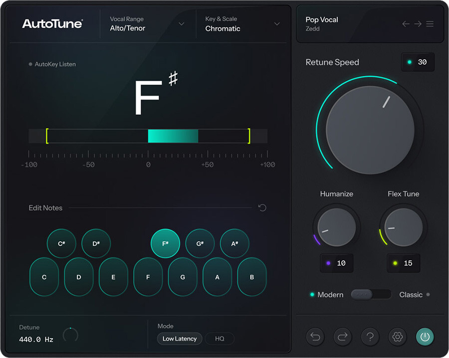 Auto-Tune 2026 Plugin GUI